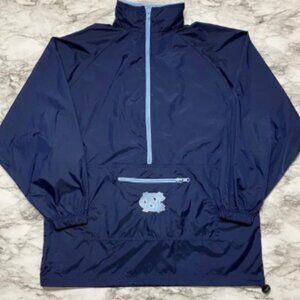 HEISMAN By RBK Mens YOUTH Windbreaker Size XL 18-20 Blue UNC North Caroline EUC